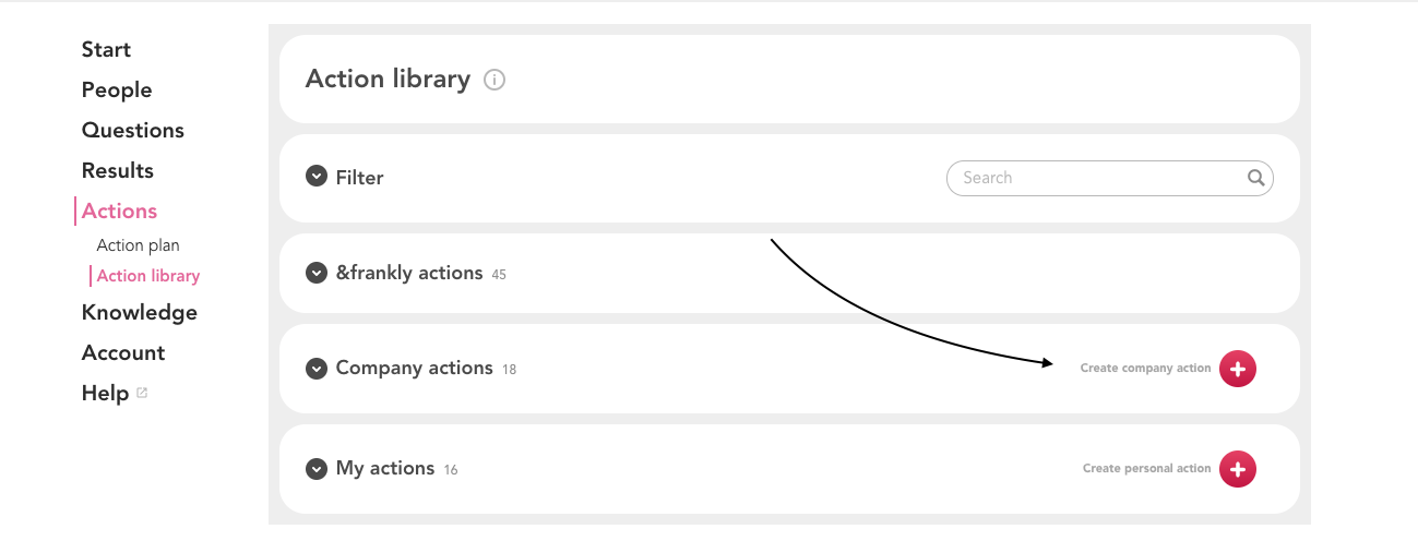 create company action