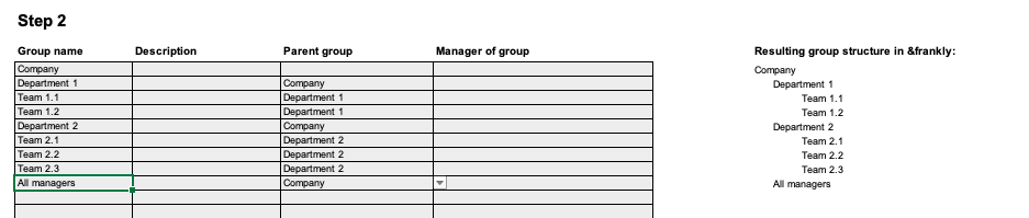 Hvordan bruke malen for import fra excel 2 Hvordan bruke malen for import fra excel 2