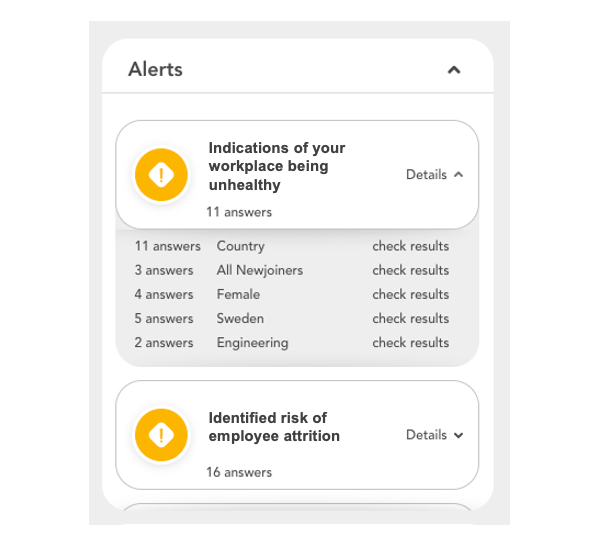 Alert list Alert list