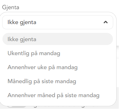 Planlegging av spørsmål 8